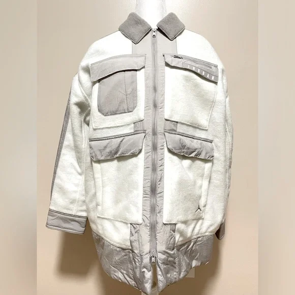 Nike x Jordan Collaboration : 2021 Air Jordan Jacket Summit White | Size L | NWT - Picture 3 of 16